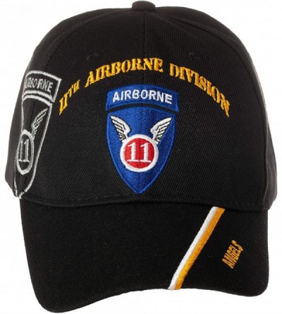 Baseball Caps Officially Licensed US Army 11th Airborne Division Angels Embroidered Black Adjustable Baseball Cap - CS18K2AQ4...