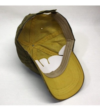 Baseball Caps Distressed Dirty Wash Herringbone Cotton Adjustable Baseball Cap - Dark Brown - CI186M56TZ3 $9.39