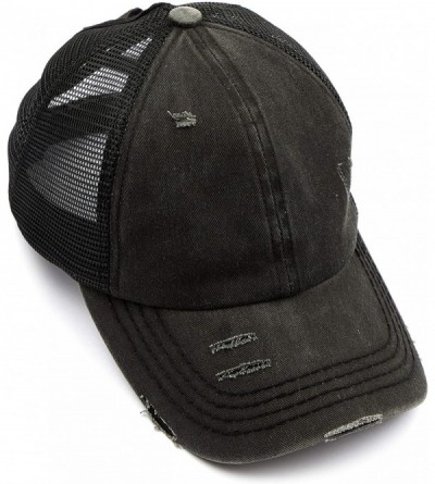 Baseball Caps Exclusives Hatsandscarf Distressed Adjustable - CO194ROSUZS $18.48