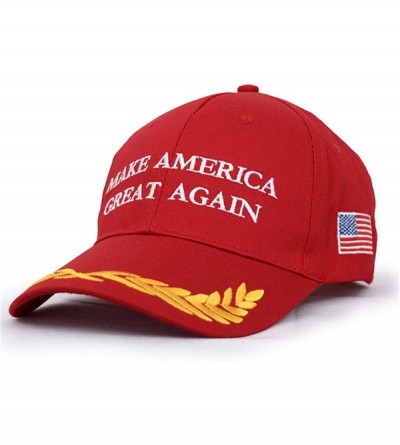Baseball Caps Men Women Make America Great Again Hat Adjustable USA MAGA Cap-Keep America Great 2020 - Olive Red-f - CL12HAWM...