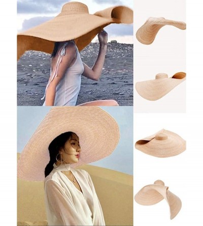 Sun Hats Sun Hats for Women with uv Protection Womens Beach Straw Hat Wide Brim Blocking Foldable Summer Travel Floppy - CC19...