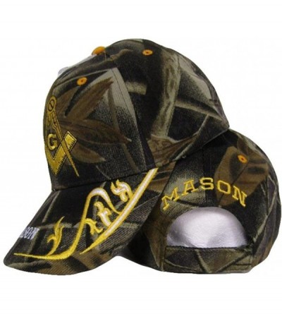 Skullies & Beanies Infinity Superstore Camo Camouflage Mason Masonic Freemason Feather Eggs Style Cap 3D Embroidered Hat - C1...