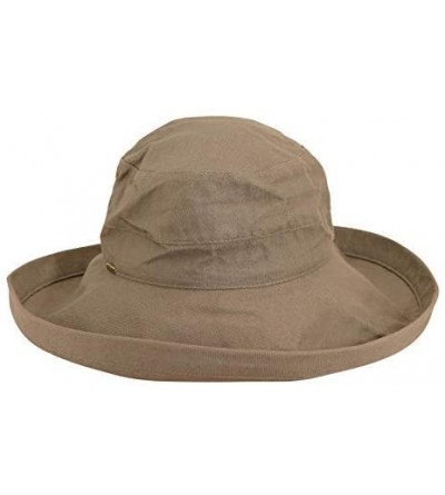 Sun Hats Women's Cotton Hat with Inner Drawstring and Upf 50+ Rating - Olive - CG1130G37CV $23.19