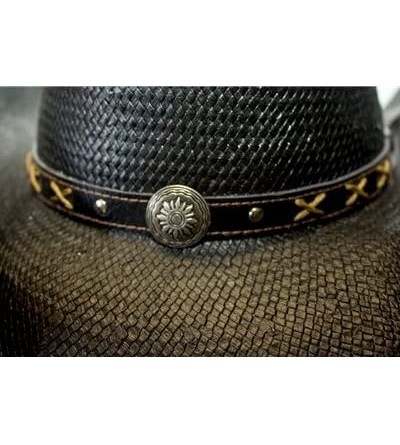 Cowboy Hats Gunsmoke Western Hat - Black - CJ11E03U767 $37.75