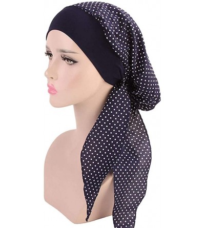 Skullies & Beanies Chemo Headwear Turbans for Women Long Hair Head Scarf Headwraps Cancer Hats Scarf Gifts for Hair Loss - St...