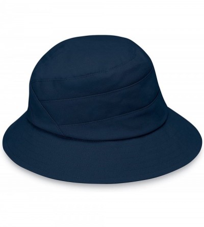 Sun Hats Women's Taylor Sun Hat - UPF 50+- Adjustable- Ready for Adventure- Designed in Australia - Navy - CF12NRZHOLX $33.53