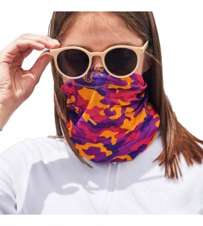 Balaclavas Funny Face Masks for Men and Women Outdoor Headscarf Riding Scarf Wrap Neck Warmer UV Cut Bandana - C018S8TI4OL $2...