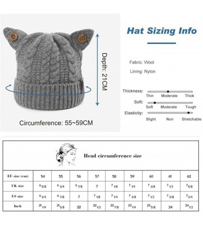 Skullies & Beanies Womens Knit Visor Beanie Newsboy Cap Winter Warm Hat Cold Snow Weather Girl 55-60cm - 89218-beige - CO18KL...
