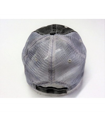 Baseball Caps Embroidered Kentucky State Patch Grey Distressed Look Trucker Cap Hat Western - CT187O9LEX6 $20.75
