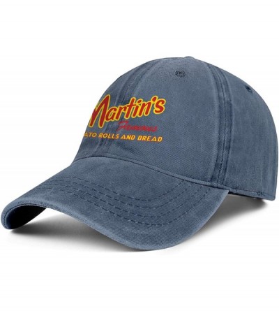 Sun Hats Men's Women's Fitted Adjustable Fits Baseball Cap Martin's-Famous-Potato-Bread-Logo- Snapback Hats Dad Hat - CU18Z60...