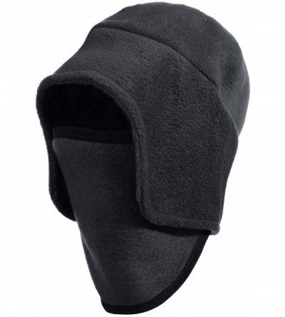 Skullies & Beanies Fleece 2 in 1 Hat/Headwear-Winter Warm Earflap Skull Mask Cap Outdoor Sports Ski Beanie for Men&Women - Da...