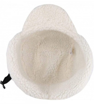 Skullies & Beanies Men's Fleece Warm Winter Hats with Visor Windproof Earflap Skull Cap - Navy - CM18Z2RME78 $10.37