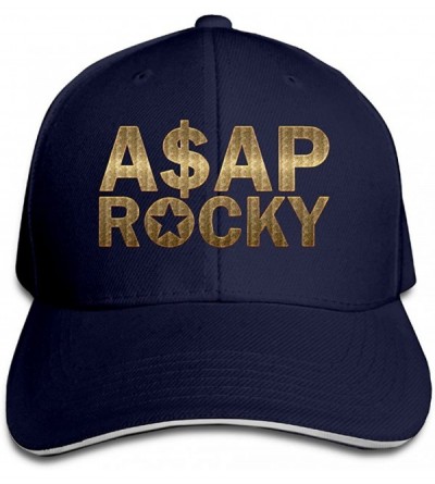 Baseball Caps Love Rocky Live Baseball Cap Hip-Hop Style - Navy - CJ12HSA2GOX $8.69
