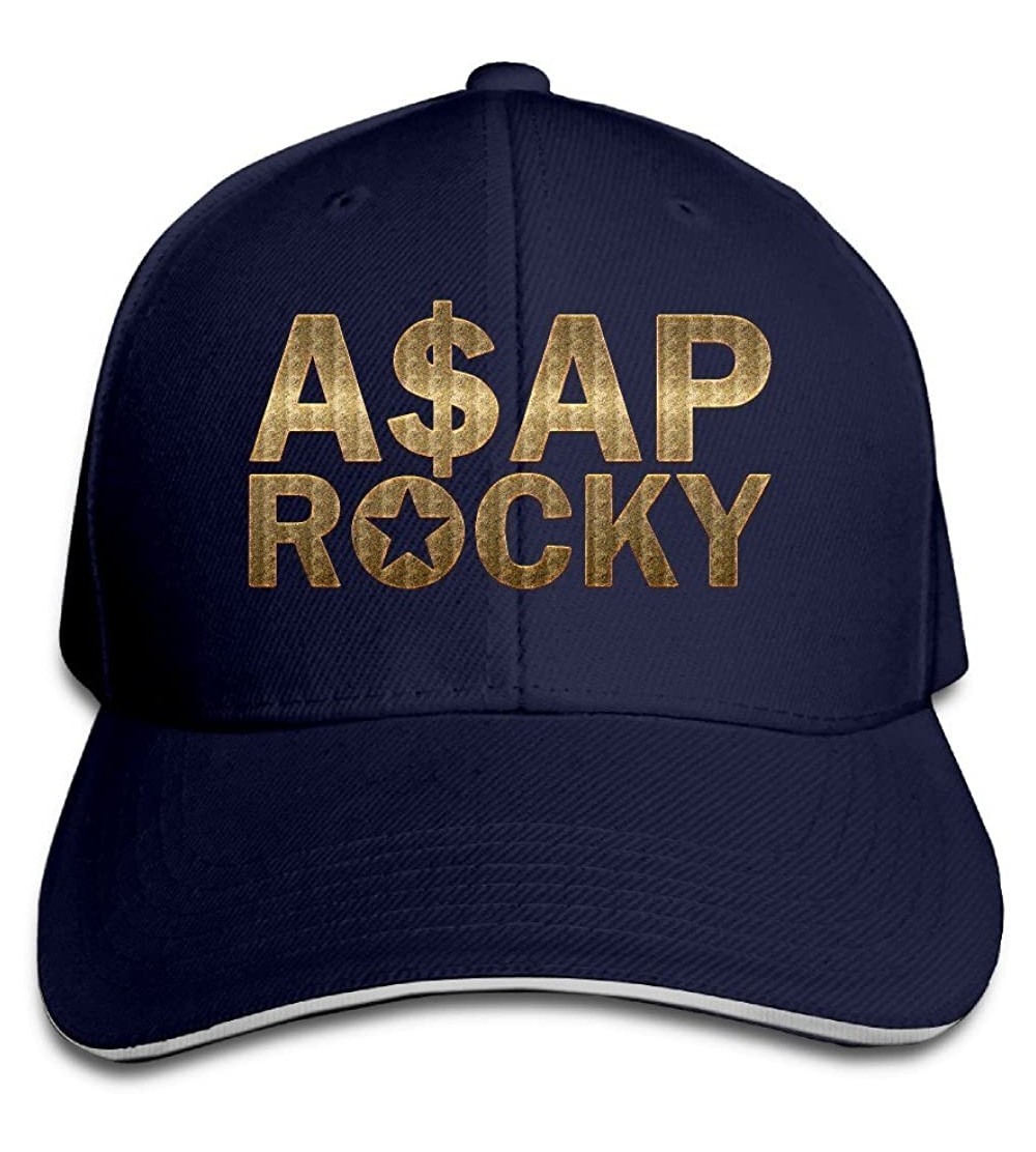 Baseball Caps Love Rocky Live Baseball Cap Hip-Hop Style - Navy - CJ12HSA2GOX $8.69