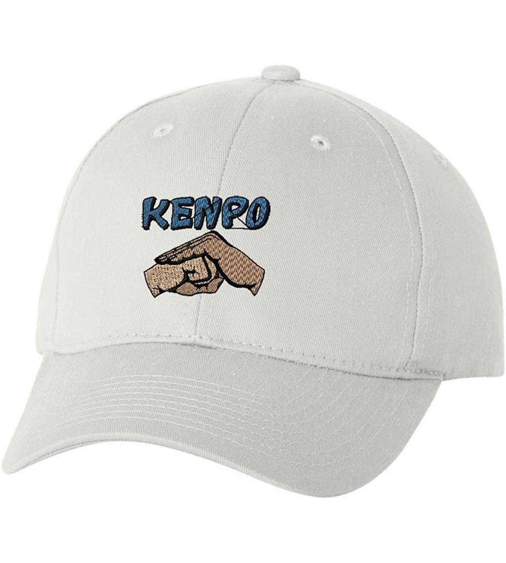 Baseball Caps Kenpo Custom Personalized Embroidery Embroidered Hat Cap - White - CA12N4VS72C $15.11