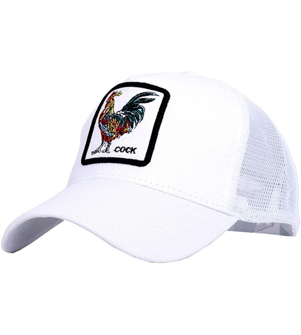 Baseball Caps Cock-Trucker Animal Hats Mesh Unisex Embroidered Snapback Adjustable - U4 - C018Q762HL6 $11.68