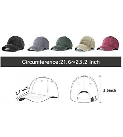 Baseball Caps The Walking Dead Men's&Women Unisex Distressed Caps with Adjustable Strap - Natural - CG18OSCEZY3 $10.69