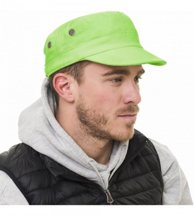 Baseball Caps Hat for Men Anti UV Sunburn Lightweight Breathable Cap - Neon Green - CA18GGES3QZ $8.51