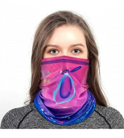 Balaclavas Face Mask Bandanas- UV Protection Neck Gaiter Face Scarf Face Mask 12+ Ways to Wears - Purple - C918Q36D76Y $20.73