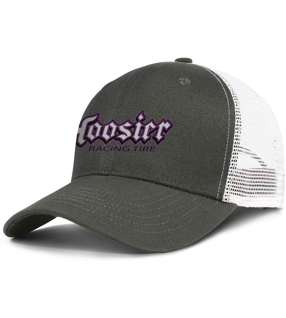 Baseball Caps Unisex Adjustable Hoosier-Racing-Tyre-Baseball Caps Sports Flat Hats - Army_green-20 - CT18U4KL62C $14.04
