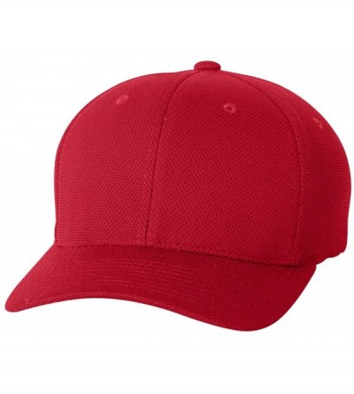 Baseball Caps Cool & Dry Pique Mesh Cap (6577CD) - Red - CU12DELPKIF $19.48