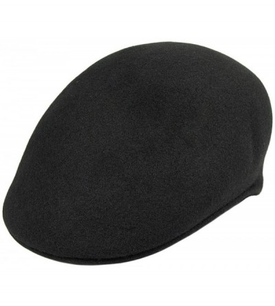 Baseball Caps Wool Ascot Cap - Black - C2112MG5ABP $44.66