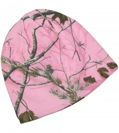Skullies & Beanies Realtree AP Women's Cotton 8 Inch Camo Knit Stocking Cap - Pink - CE1274E1DQ1 $29.41