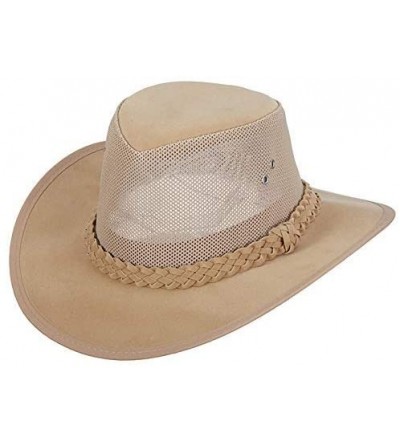 Baseball Caps Men's Soaker Hat with Mesh Sides - Natural - CW1164SPSW9 $63.30