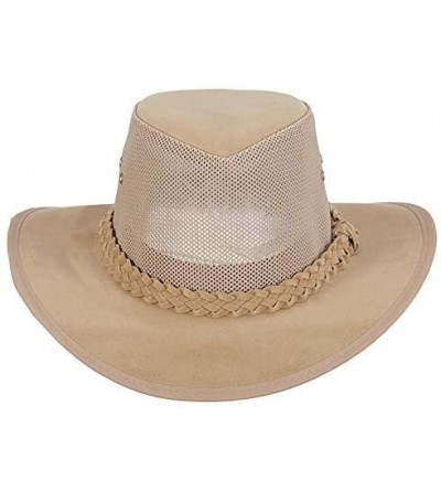 Baseball Caps Men's Soaker Hat with Mesh Sides - Natural - CW1164SPSW9 $26.50
