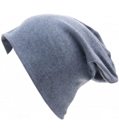 Skullies & Beanies Unisex Indoors Cotton Beanie- Soft Sleep Cap for Hairloss- Cancer- Chemo - Cowboy Color - CF125OF7R71 $10.22