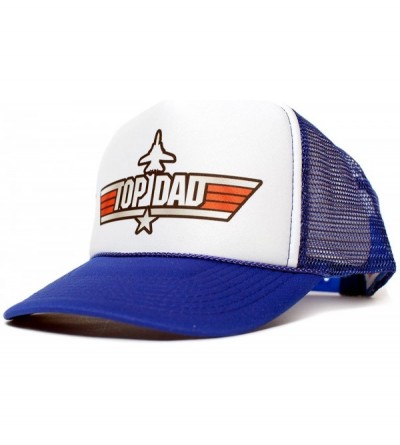 Baseball Caps Unisex-Adult One-Size Curved Bill Hat Multi - White/Royal - CW11QSDAGZN $20.51