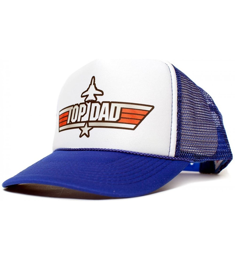 Baseball Caps Unisex-Adult One-Size Curved Bill Hat Multi - White/Royal - CW11QSDAGZN $13.20