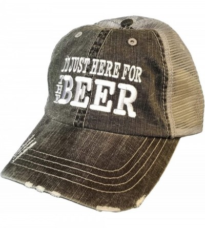 Baseball Caps I'm just here for The Beer Black/Gray - CY18O3M4QDS $14.99