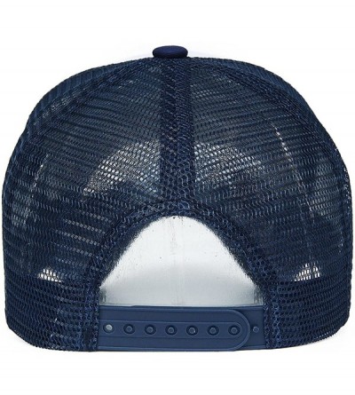 Baseball Caps Mesh Back Baseball Cap Trucker Hat 3D Embroidered Patch - Color7-5 - C711ZZ5Z6AP $15.82