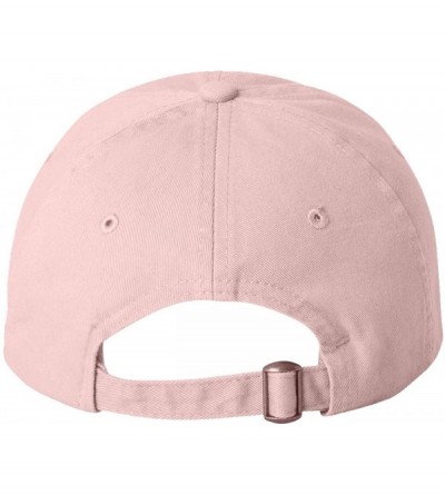 Baseball Caps Bio-Washed Unstructured Cotton Adjustable Low Profile Strapback Cap - Light Pink - CL12IRTG9S9 $10.94