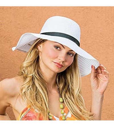 Sun Hats Women's Harper Sun Hat - UPF 50+ Sun Protection- Packable - Black - CQ12NRZHDFO $48.47