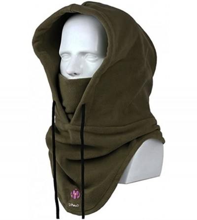 Balaclavas Tactical Balaclava Full Face Mask Fleece Warm Winter Outdoor Sports Mask Wind-Resistant Hood Hat Multi Colors - CY...
