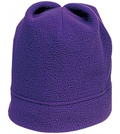 Skullies & Beanies Soft and Cozy Fleece Beenie - Purple - CE11HFBXX7V $43.06