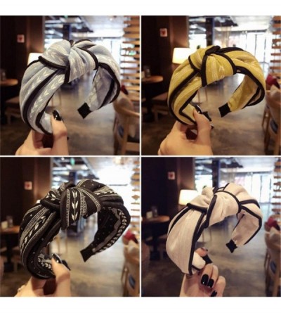 Headbands Sweatband Lightweight Headbands - Black - CQ18H3HU3M2 $11.46