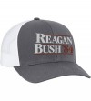Baseball Caps Reagan Bush 84 Campaign Adult Trucker Hat - Charcoal/White - CC199IEGT57 $43.63