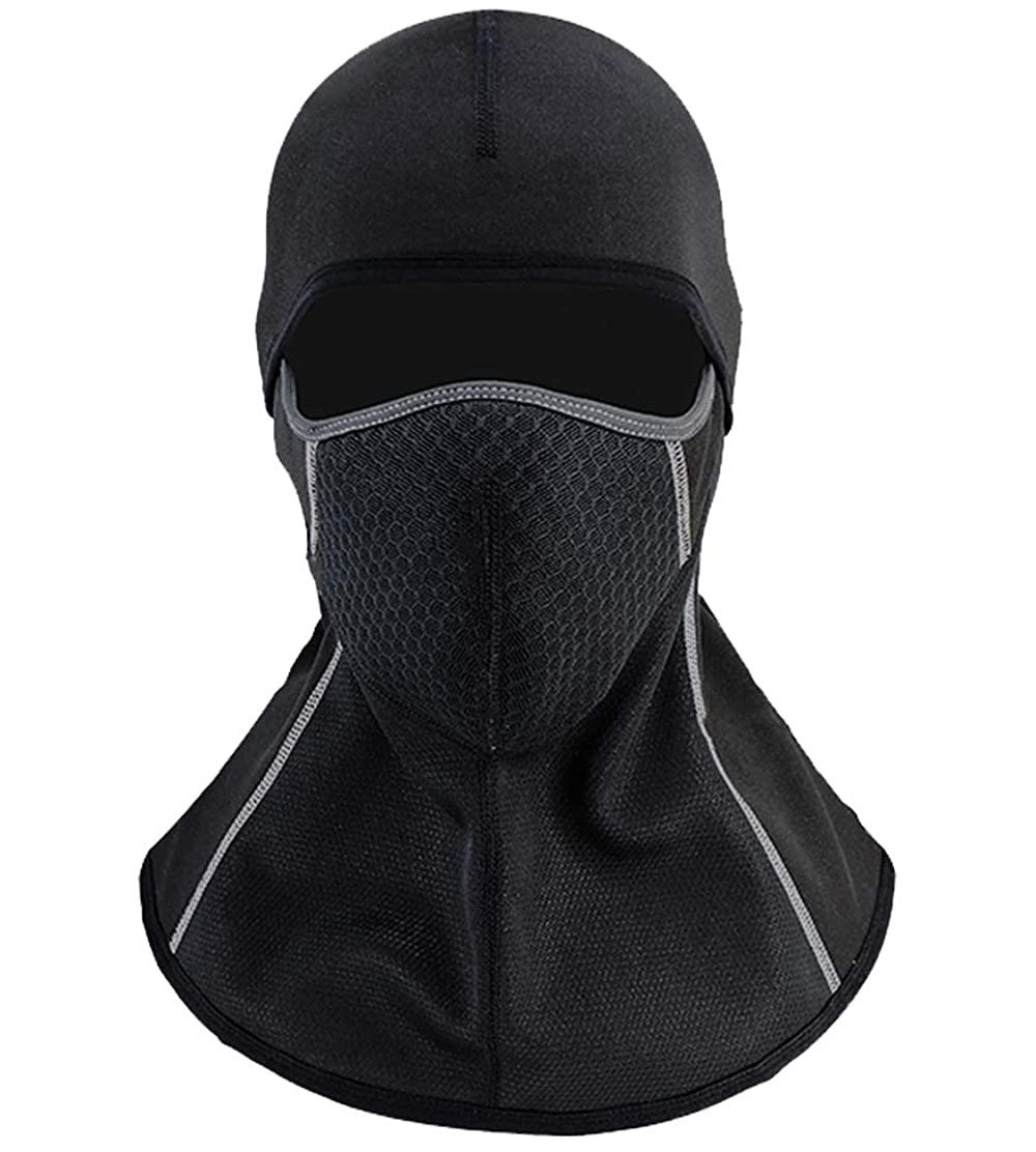 Balaclavas Balaclava Windproof Breathable Lycra Ski Mask Polar Fleece Face Mask Cold Weather Neck Warmer Hats for Men - C5192...