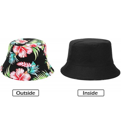 Bucket Hats Bucket Hat Sun Hats for Women Travel Summer Beach Hat Sun Protection Womens Sun Hat Bucket Hats - CO1960CDK7M $11.17