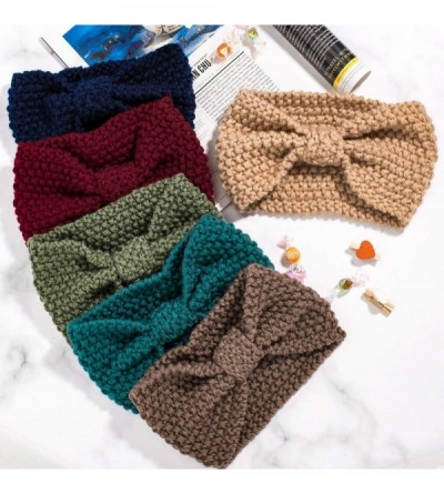Cold Weather Headbands Headbands Warmers Accessories Scrunchies - Multicolors - CT1943GREN9 $12.39