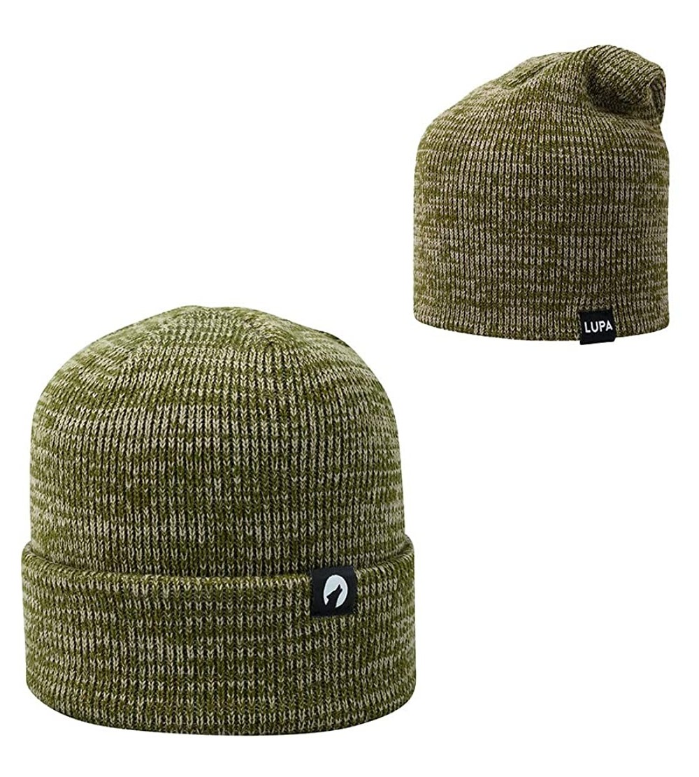 Skullies & Beanies Canadian-Made Unisex Classic Cuff Beanie & Slouch Hat - Sage - CG18ZL6RX4D $15.84
