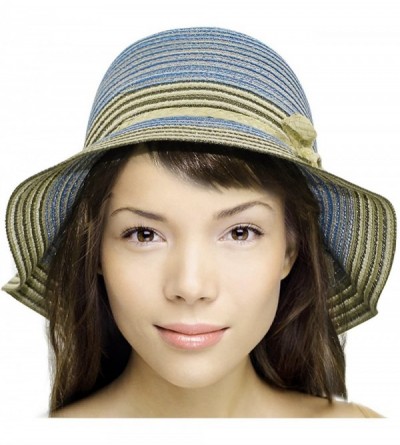 Sun Hats Women's Summer Sun Hat Bucket Hat - Colorful - Blue - C111L1P68L5 $28.06