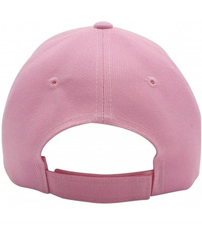 Baseball Caps Hat - Adjustable Style Color Options - Pink - CI18G39C2LI $24.96