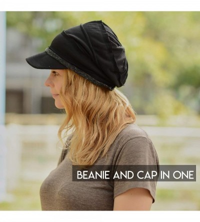 Skullies & Beanies Mens Womens Slouch Beanie Hat Peak Breathable Japanese Fashion - Brown - CP183XRQIIX $30.12