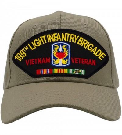 Baseball Caps 199th Light Infantry Brigade - Vietnam Hat/Ballcap Adjustable One Size Fits Most - Tan/Khaki - CL18K0MMU3R $43.89