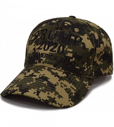 Baseball Caps Camouflage Baseball Cap Make America Great Again Hat Trump Slogan Hat - Deep2020 - C418OWHWWR7 $26.69