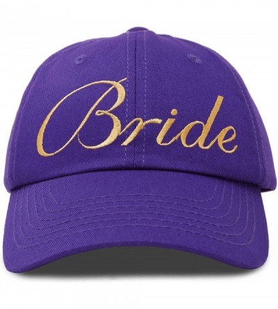 Baseball Caps Bachelorette Party Bride Hats Tribe Squad Baseball Cotton Caps - Purple - C3180CG4LQL $11.91